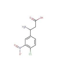 Astatech 3-AMINO-3-(4-CHLORO-3-NITROPHENYL)PROPIONIC ACID; 1G; Purity 95%; MDL-MFCD03002540